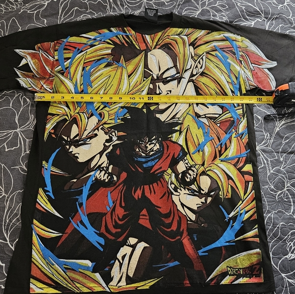 Dragon ball z Aop single stitch shirt - Picture 4 of 4